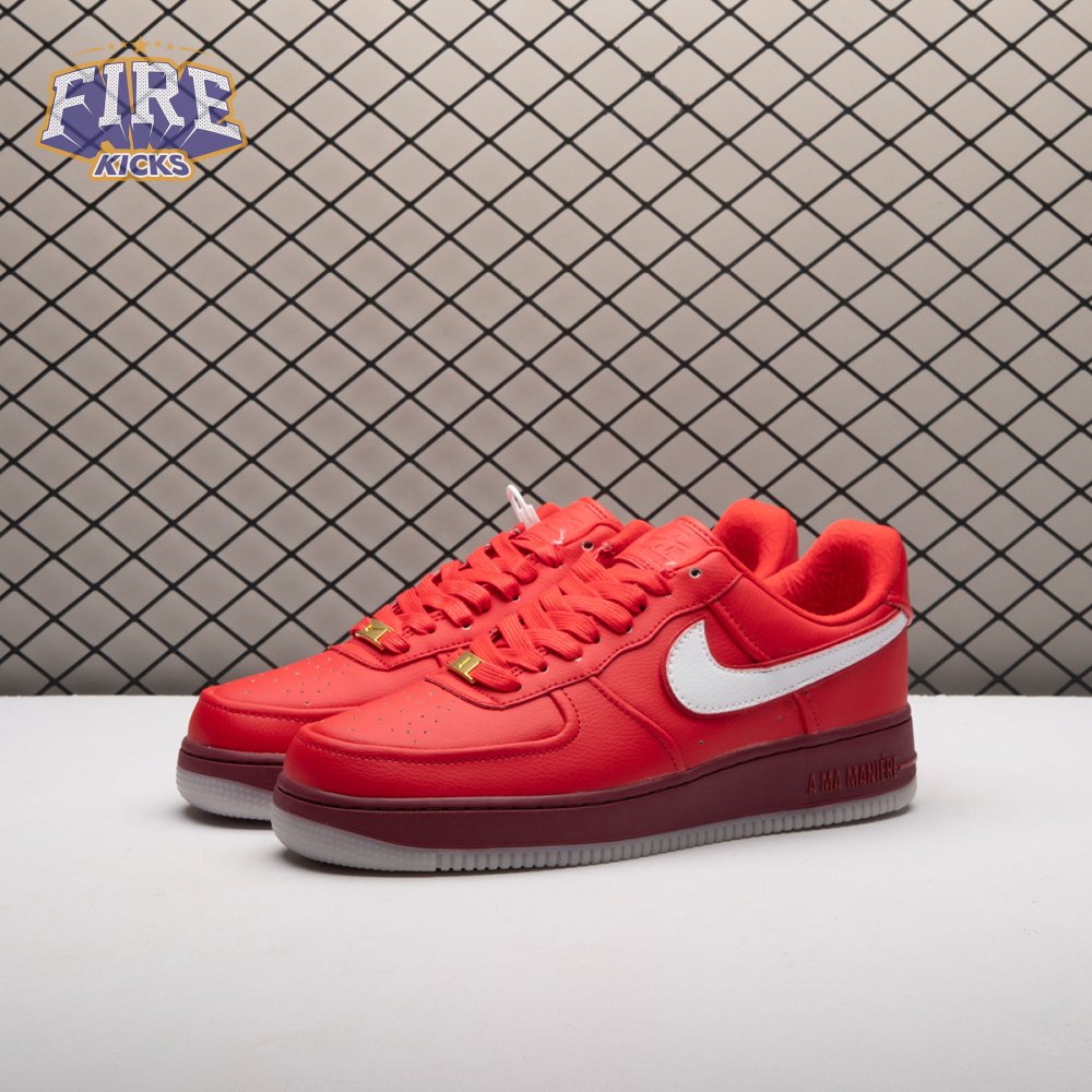 Nike Air Force 1 Low SP A Ma Maniere University Red IO1543-600 Unisex
