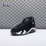 Jordan 14 Retro Black White 487471-016 Men's