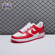 Nike Air Force 1 Low By Virgil Abloh White Red Men's