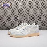 Jordan 1 Retro Low OG Rabbit Floral Swoosh IF4391-100 Unisex