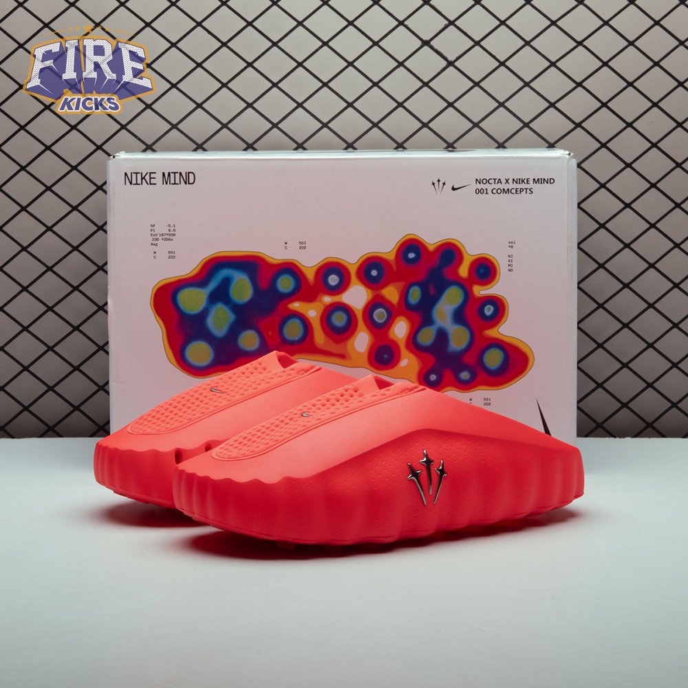 NOCTA x Nike Mind 001 Slide Team Red University Red HQ4307-601 Unisex（Size Up Recommended）