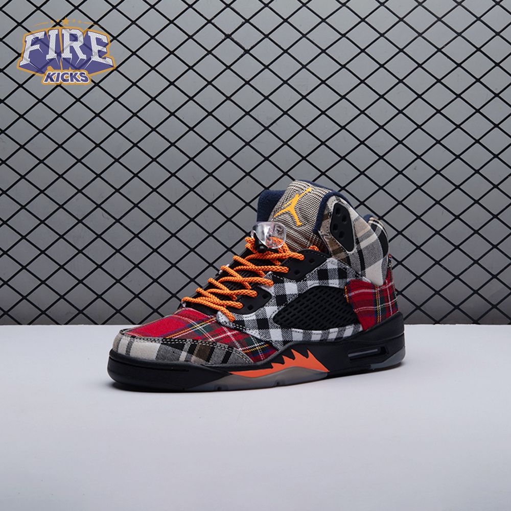 Jordan 5 Retro Plaid (GS) FD4814-008 Unisex