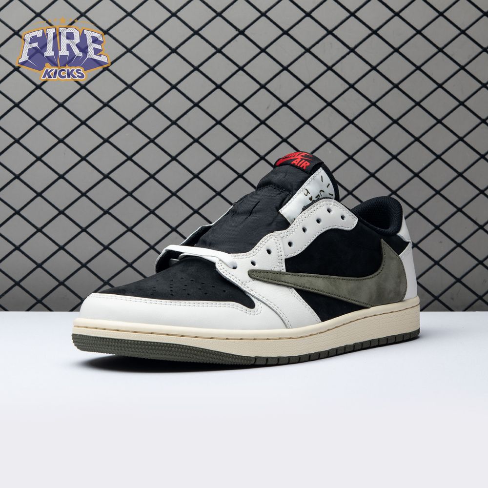 Travis Scott x Air Jordan 1 Low OG Olive DZ4137-106 Unisex