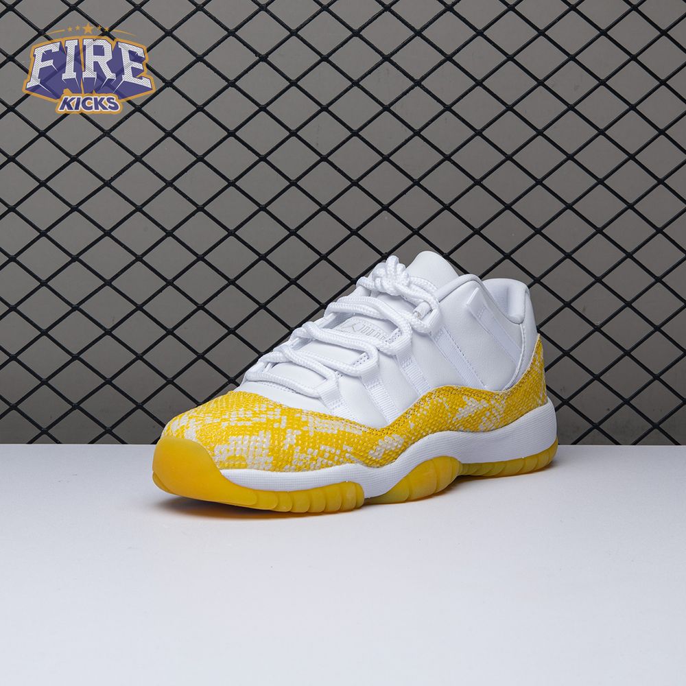 Jordan 11 Retro Low Tour Yellow Snakeskin AH7860-107 Men's
