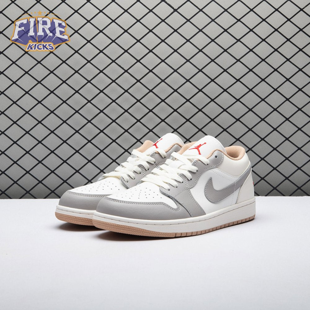 Jordan 1 Low Sail College Grey Rattan 553558-169 Unisex