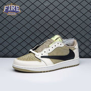 Jordan 1 Retro Low Golf Travis Scott Neutral Olive FZ3124-200 Unisex