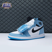 Jordan 1 Retro High White University Blue Black Unisex