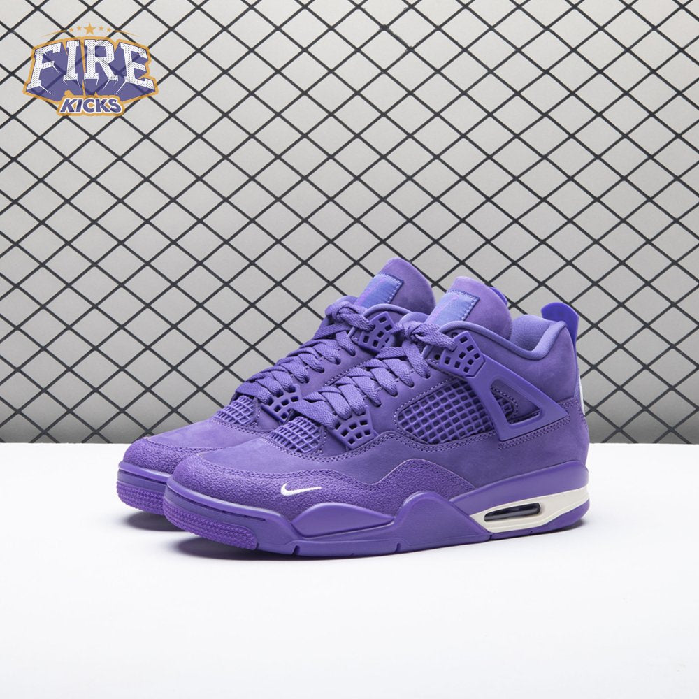 Jordan 4 x Nigel Sylvester Brick By Brick Purple HF4340-500 Unisex