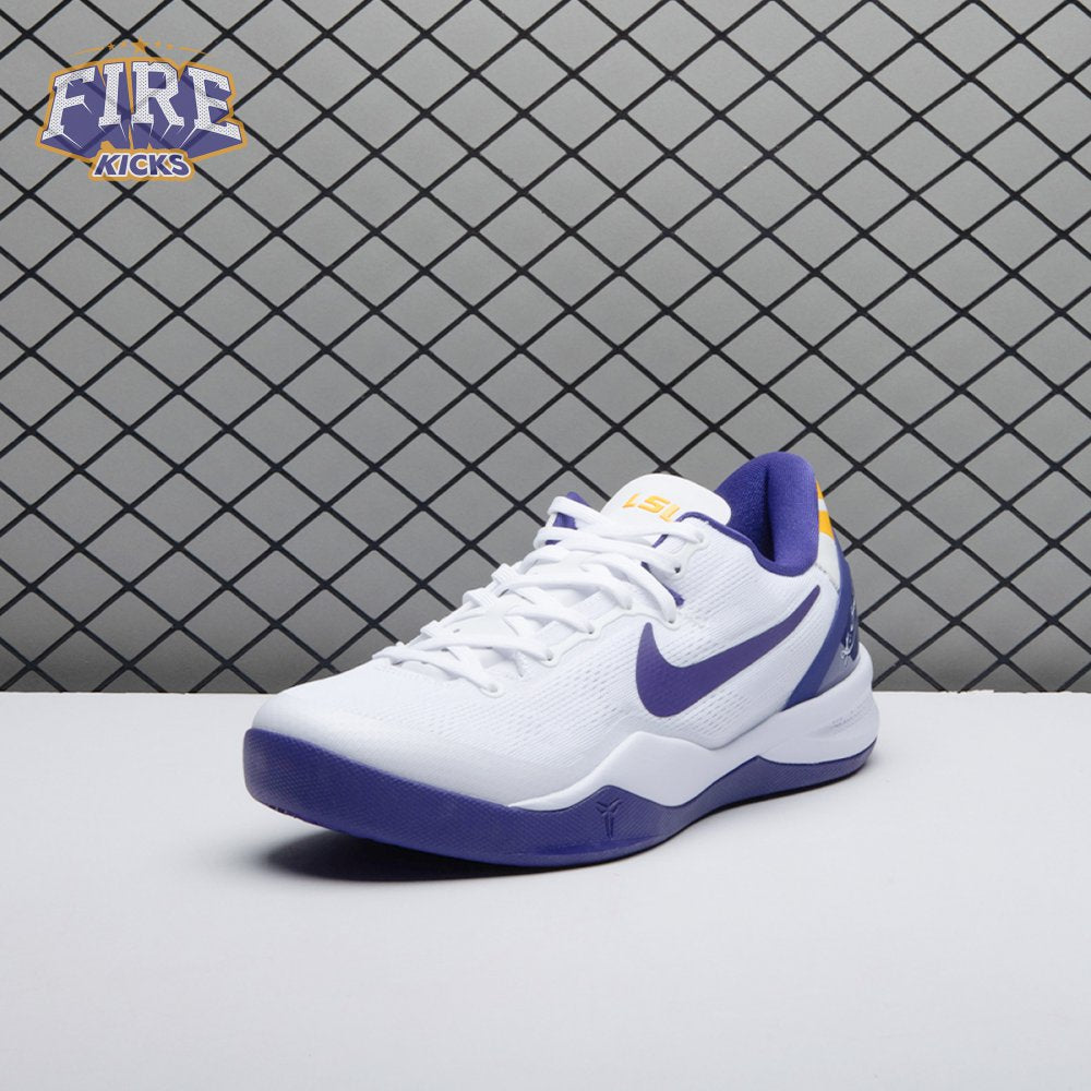 Nike Kobe 8 Protro Whit Court Purple HF7485-001 Men's