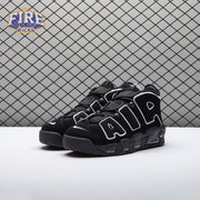 Nike Air More Uptempo Black White 414962-002 Unisex