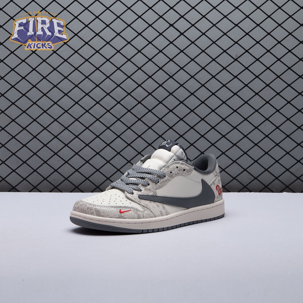 Travis Scott x Fragment Design x Air Jordan 1 Low OG SP XS3086-009 Unisex