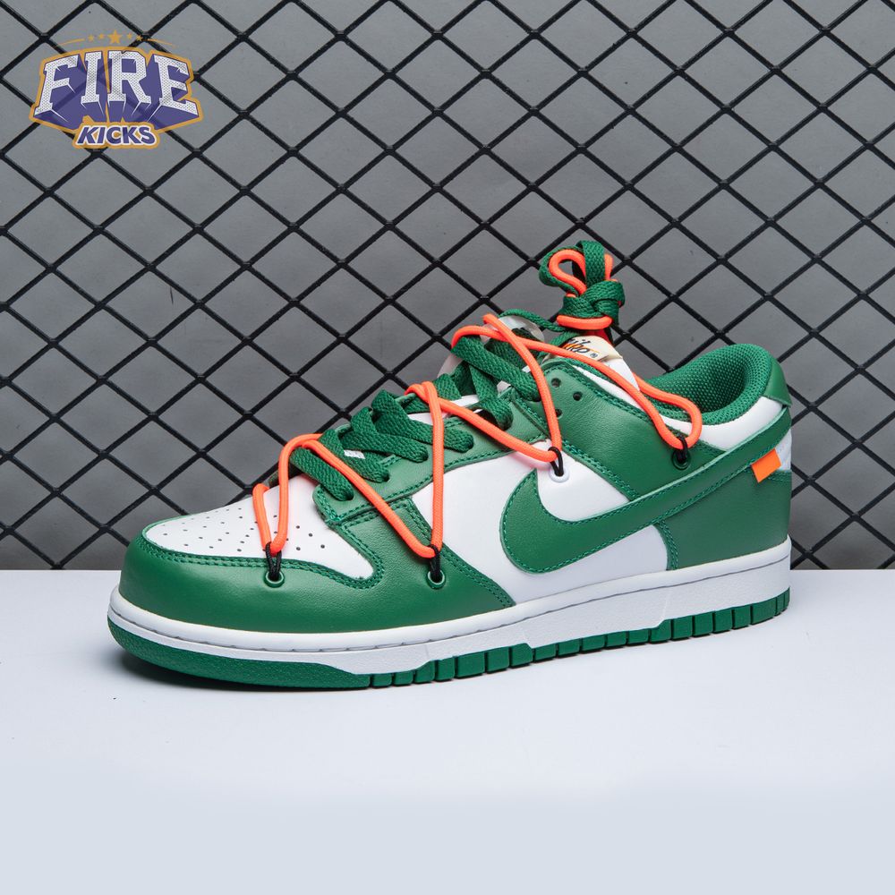 Off-White x Dunk Low 'Pine Green' Unisex