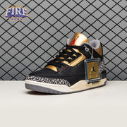 Air Jordan 3 Black Gold Men's