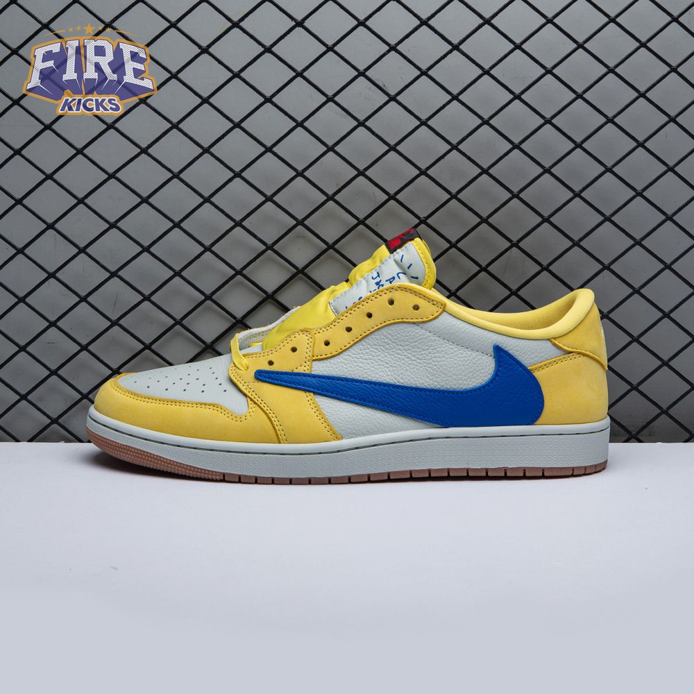 Jordan 1 Retro Low OG SP Travis Scott Canary DZ4137-700 Unisex