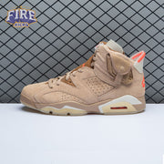 Travis Scott x Air Jordan 6 Retro 'British Khaki' Men's