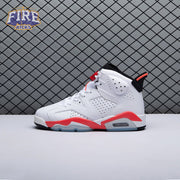 Jordan 6 Retro Infrared White 384664-123 Men's