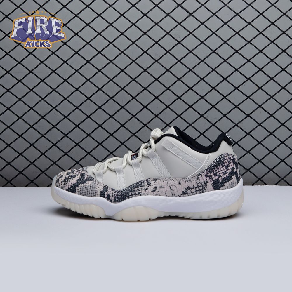 Jordan 11 Retro Low Snake Light Bone CD6846-002 Unisex
