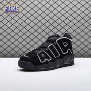 Nike Air More Uptempo Black White 414962-002 Unisex