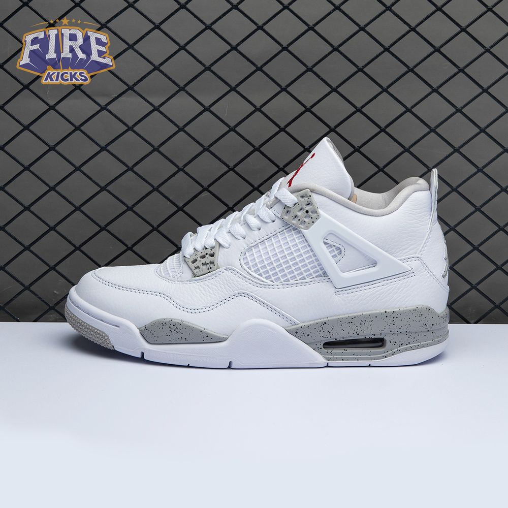 Air Jordan 4 Retro 'White Oreo' Unisex