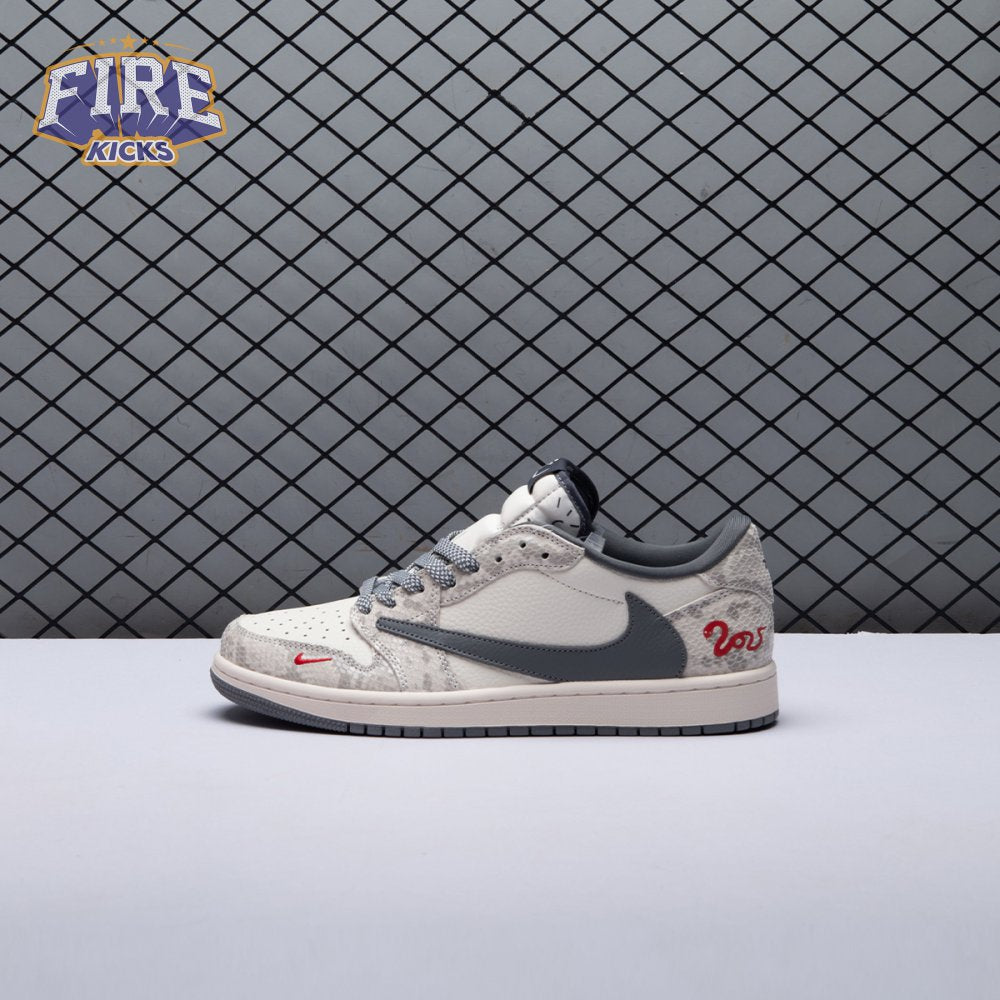 Travis Scott x Fragment Design x Air Jordan 1 Low OG SP XS3086-009 Unisex