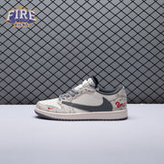 Travis Scott x Fragment Design x Air Jordan 1 Low OG SP XS3086-009 Unisex