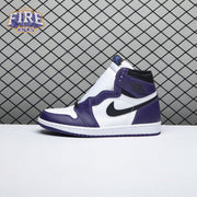 Jordan 1 Retro High Court Purple White Men's