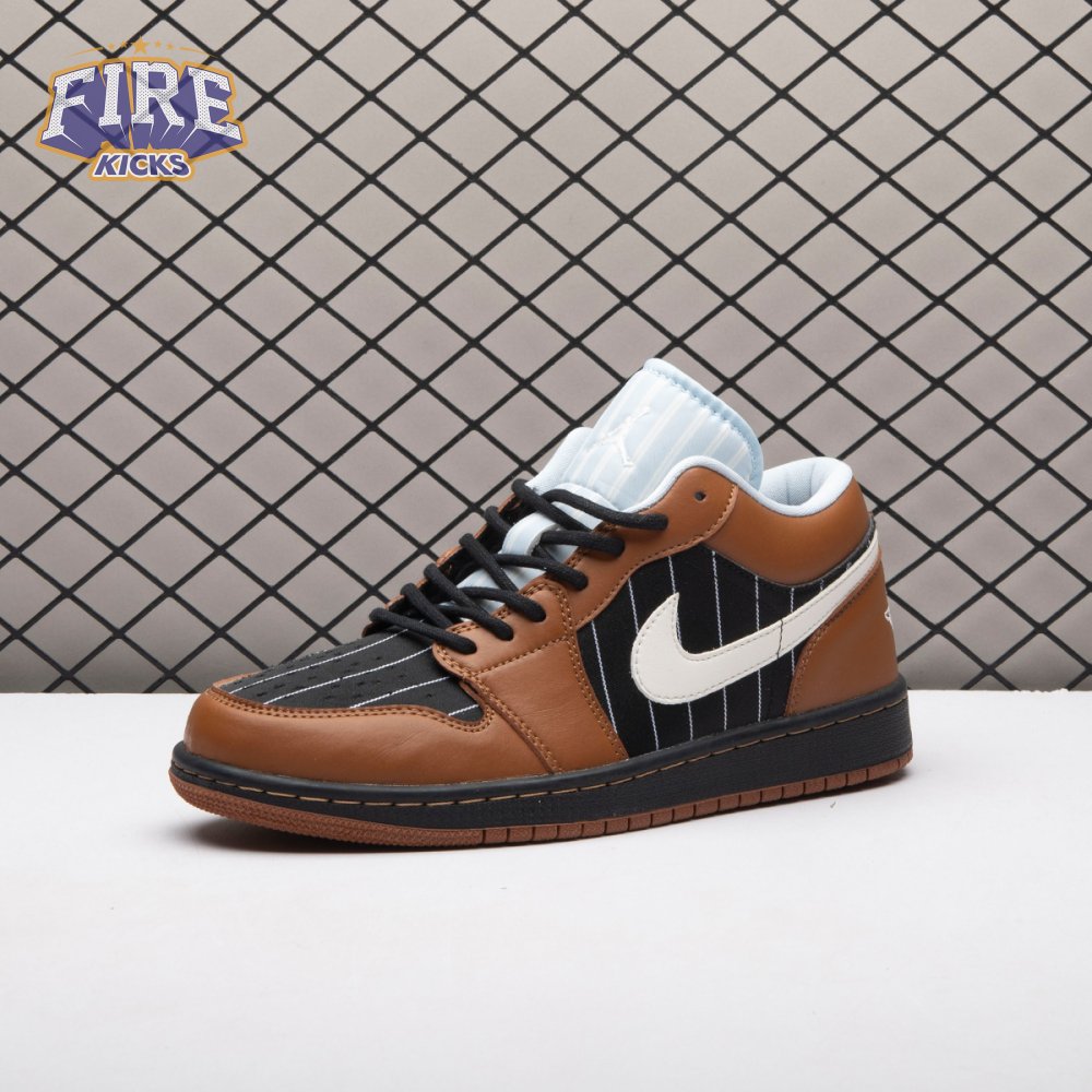 Jordan 1 Low SE Black Sail Light British Tan IR7560-010 Unisex