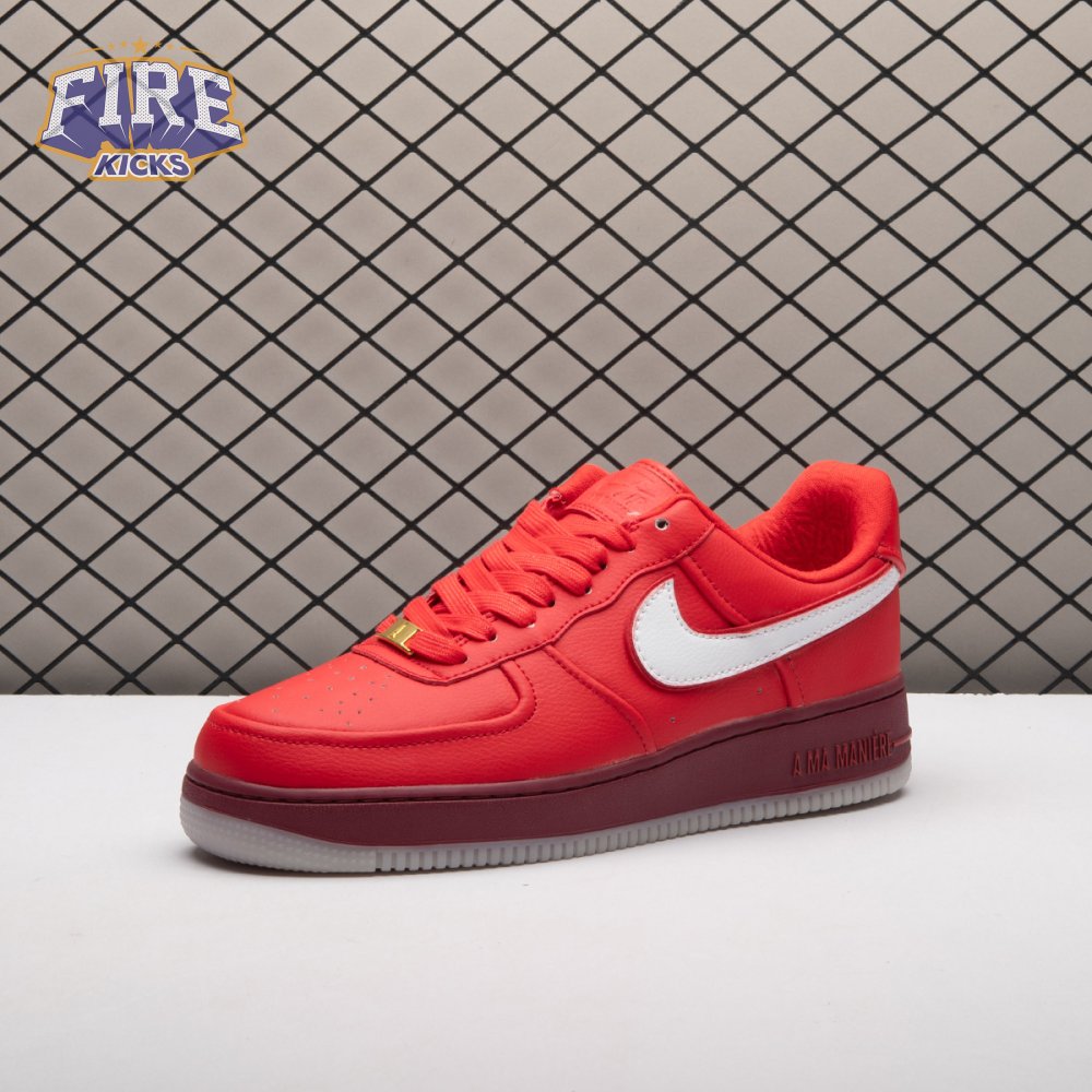Nike Air Force 1 Low SP A Ma Maniere University Red IO1543-600 Unisex