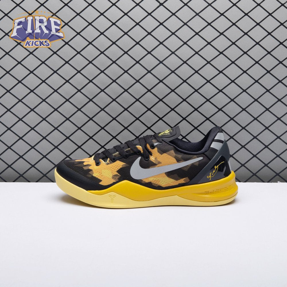 Nike Kobe 8 XDR Black Yellow 555286-077 Men's