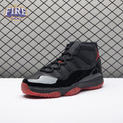 Air Jordan 11 Black Red 378037-326 Men's