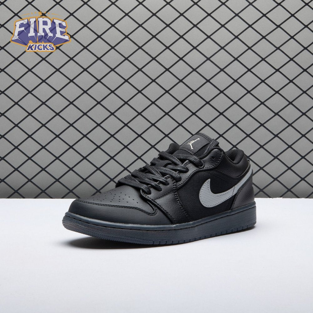 Jordan 1 Low Black White Dark Smoke Grey HV5968-001 Unisex