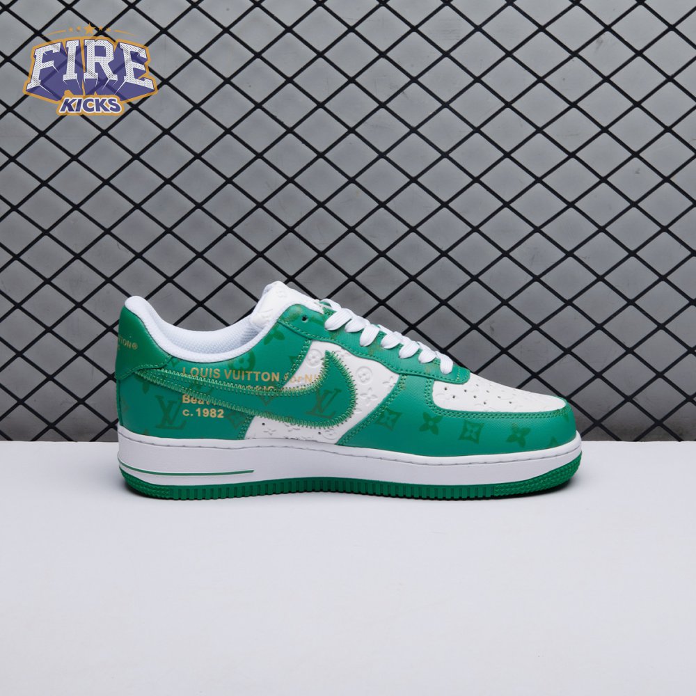 Nike Air Force 1 Low By Virgil Abloh White Green Men's