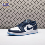 Jordan 1 Low Midnight Navy University Blue 553558-404 Unisex