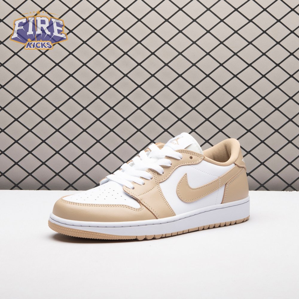 Jordan 1 Low Golf White Linen DD9315-117 Unisex