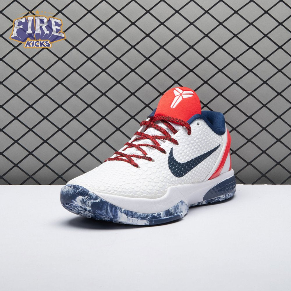 Nike Kobe 6 White Red CW2190-101 Men's