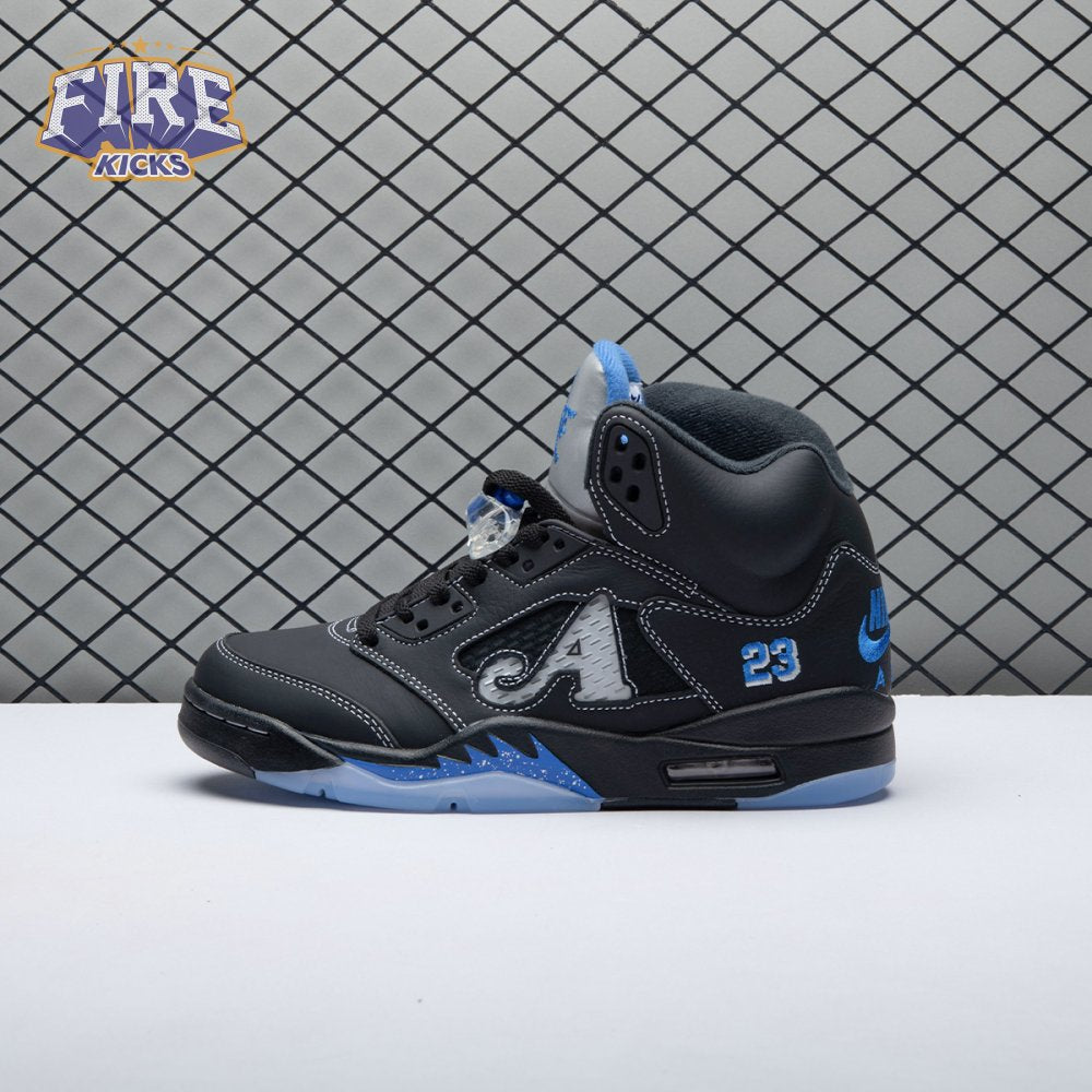 Awake NY x Air Jordan 5 "Black/Racer Blue" DV4982-004 Unisex