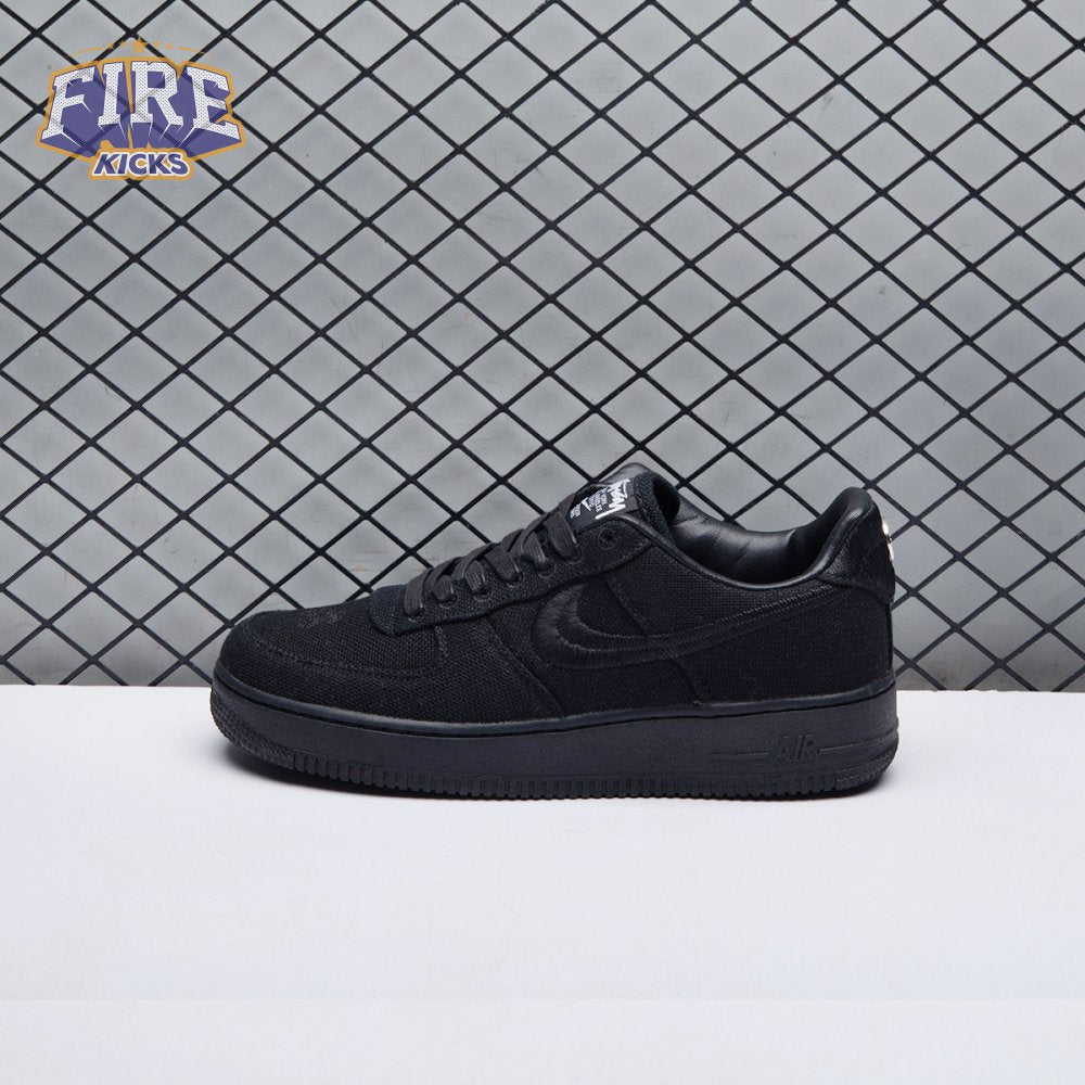 Nike Air Force 1 Low Stussy Black CZ9084-001 Unisex