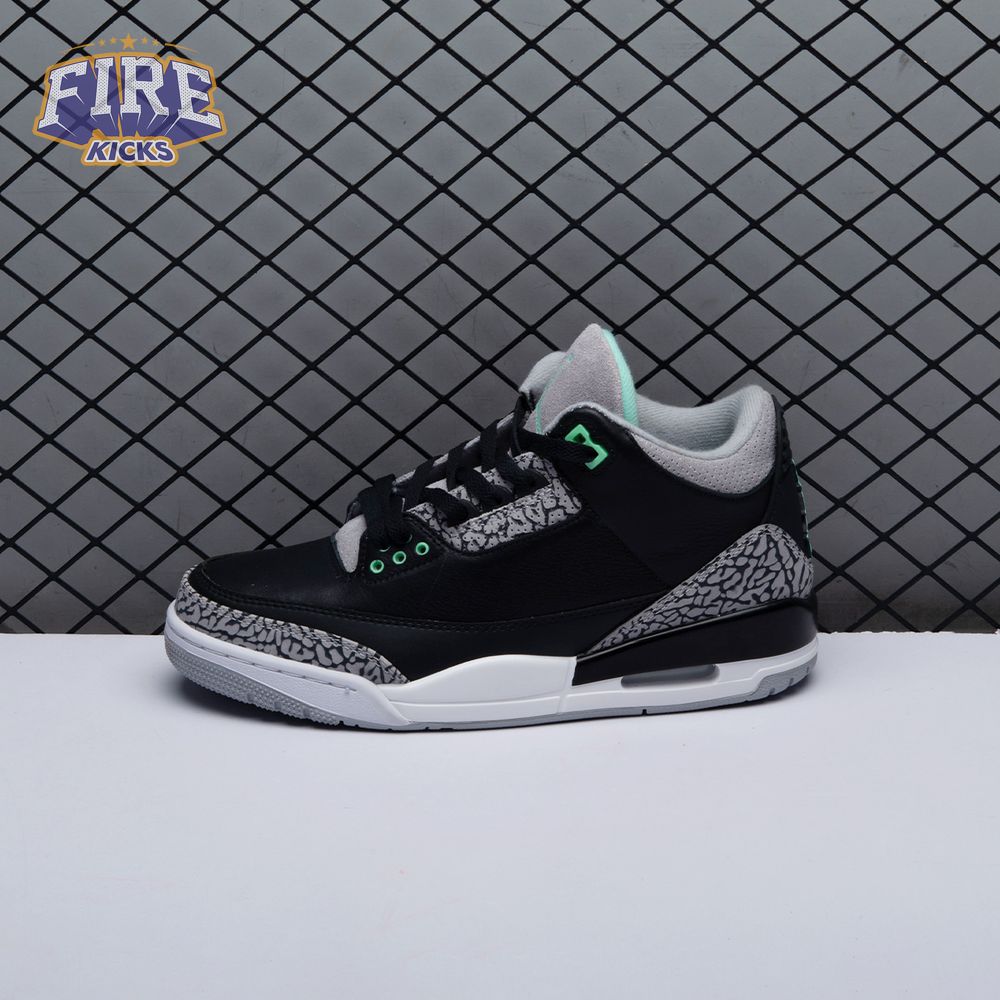 Jordan 3 Retro Green Glow CT8532-031 Unisex
