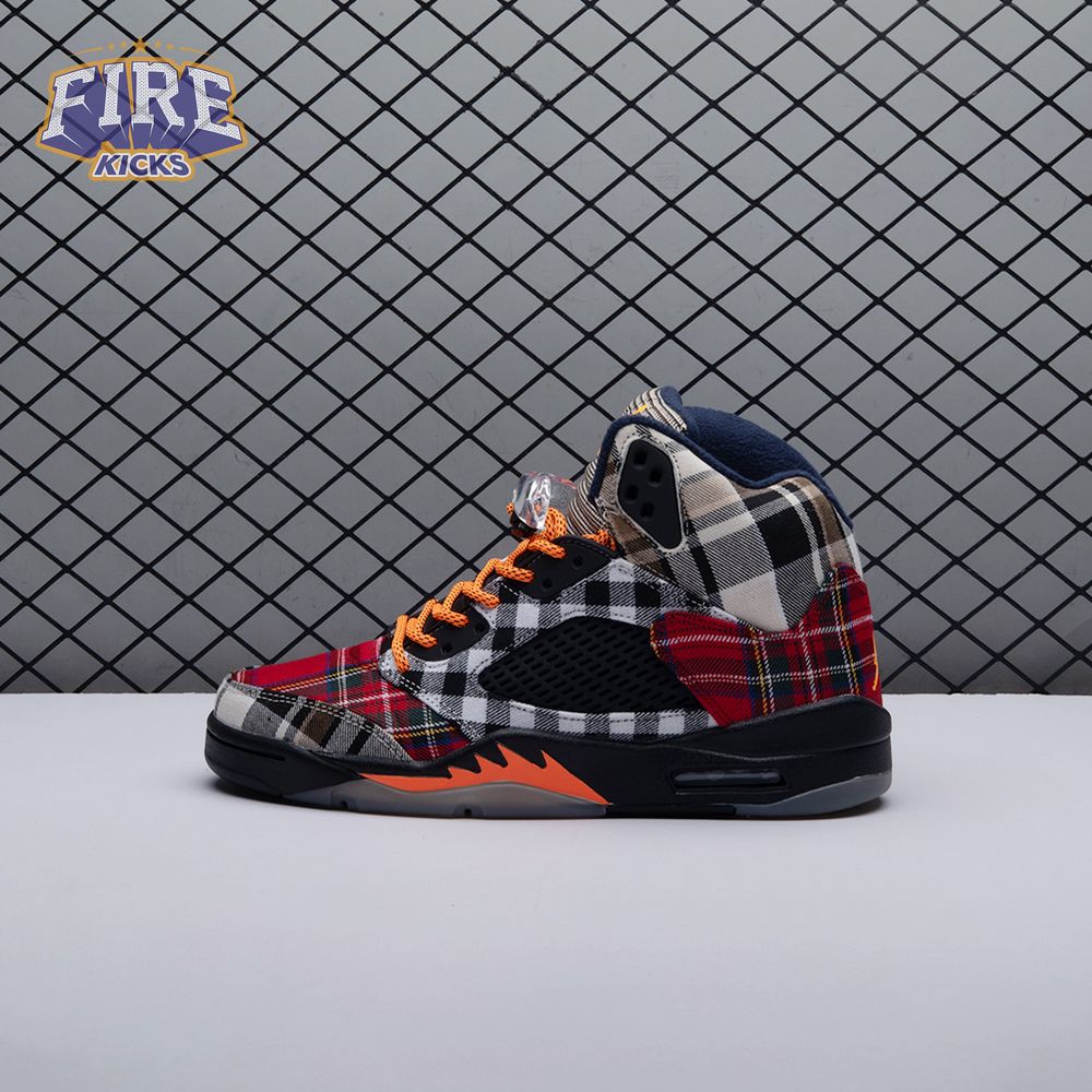 Jordan 5 Retro Plaid (GS) FD4814-008 Unisex