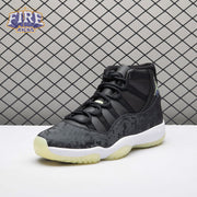 Jordan 11 Retro Black Barely Volt IB1378-001 Unisex