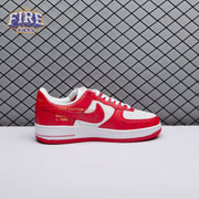 Nike Air Force 1 Low By Virgil Abloh White Red Men's