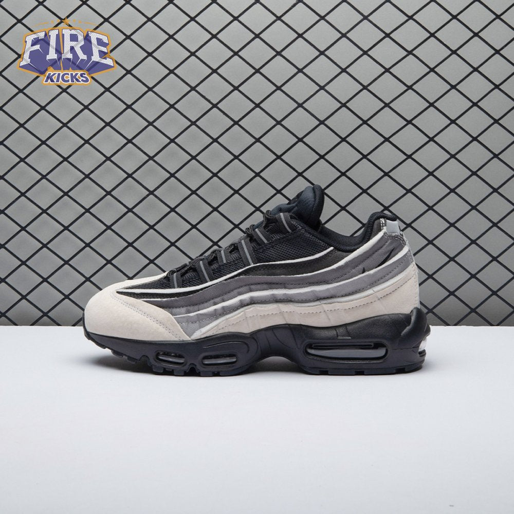 Nike Air Max 95 Comme des Garcons Black Grey CU8406-101 Men's