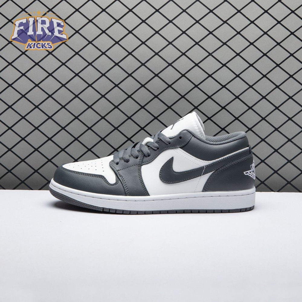 Jordan 1 Low Grey White 553558-044 Unisex