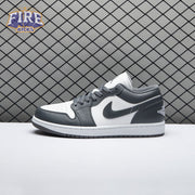 Jordan 1 Low Grey White 553558-044 Unisex