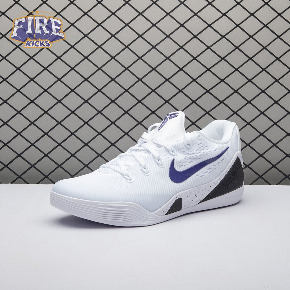 Nike Kobe 9 Elite Low EM Protro White Court Purple IH1401-100 Unisex