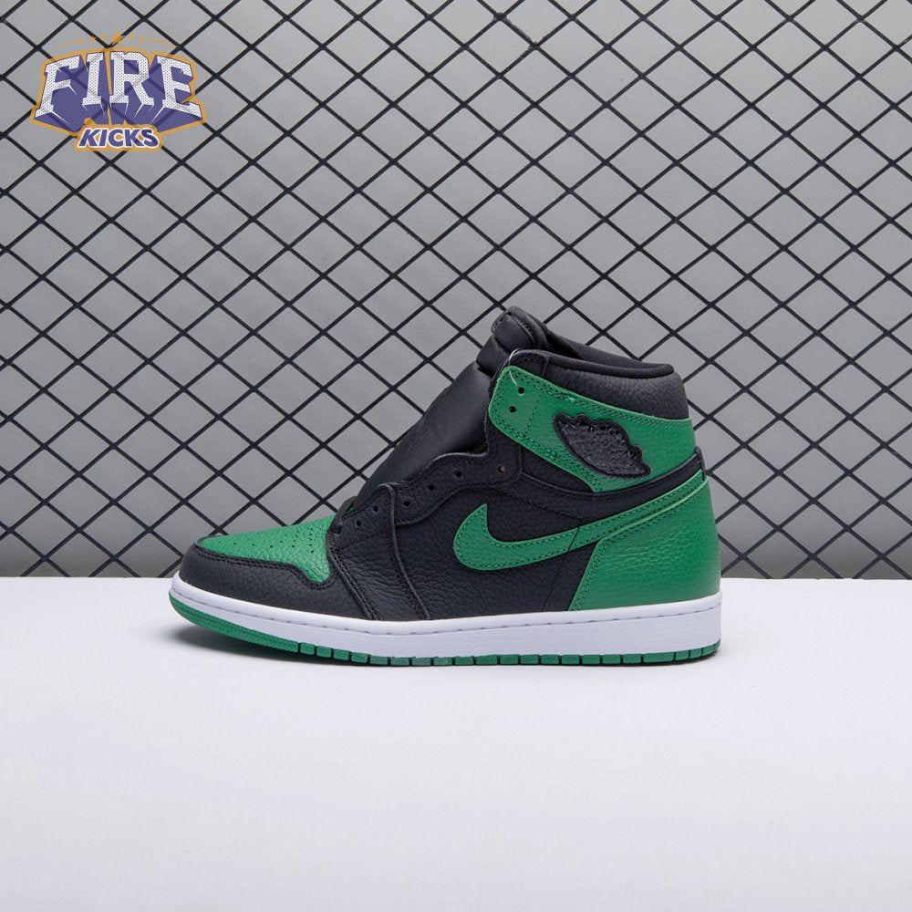 Jordan 1 Retro High Pine Green Black 555088-030 Men's