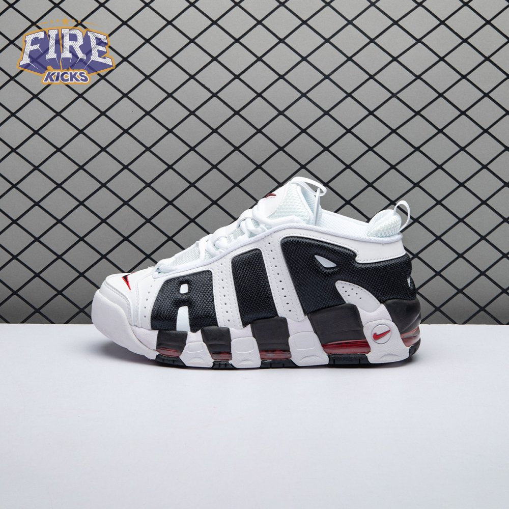 Nike Air More Uptempo Low White Black FZ3055-105 Unnisex