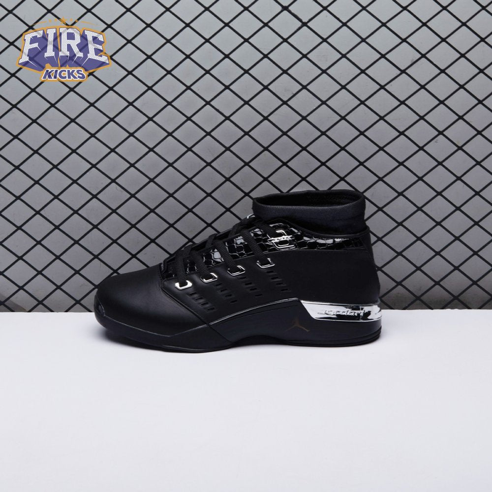 Jordan 17 OG Low Black Chrome 303891-004 Men's