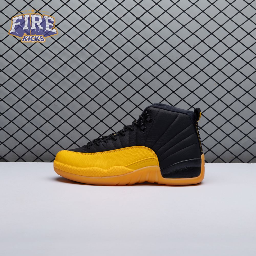 Jordan 12 Retro Black University Gold 130690-070 Men's