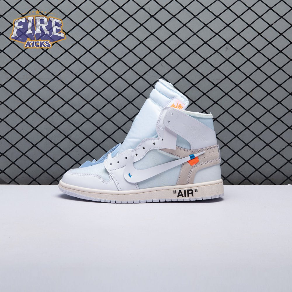 Off-White x Air Jordan 1 Retro High OG BG 'White' 2018 Unisex